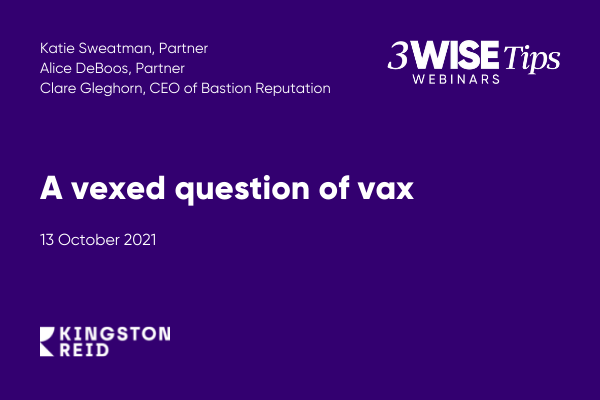 The vexed question of vax