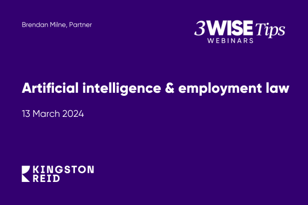 Artificial intelligence & employment law